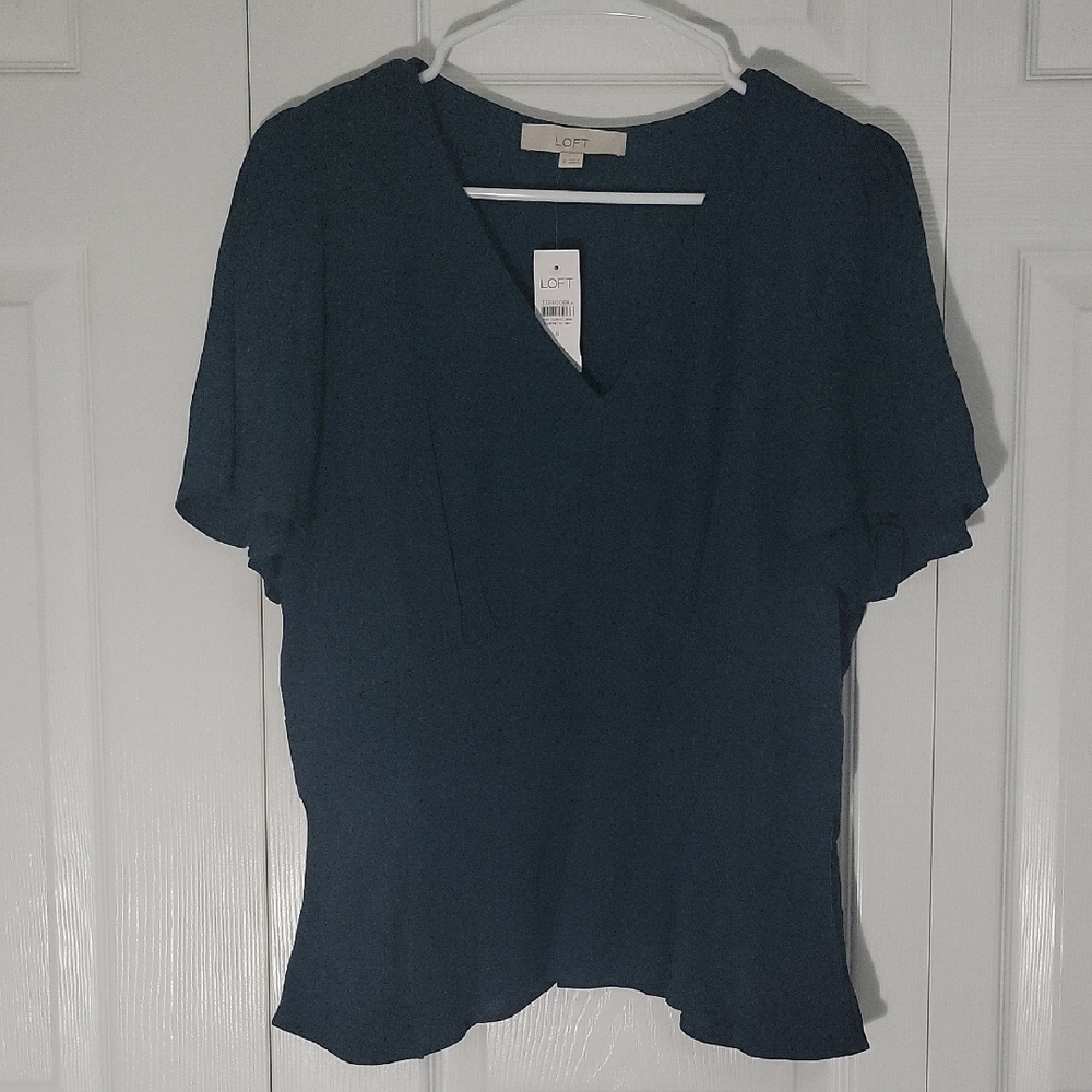 LOFT Deep Blue Blouse